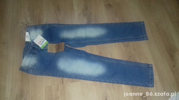 spodnie jeans 116 122