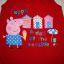 George Peppa Pig czerwona sukienka roz 5 6 lat