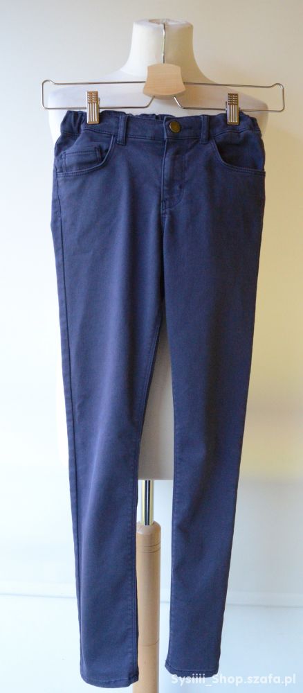 Spodnie H&M Granat Rurki 152 cm 11 12 lat
