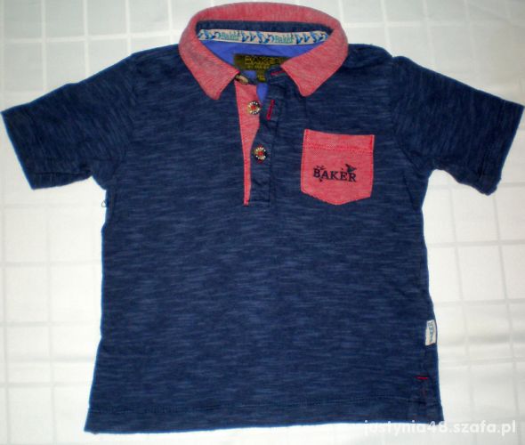 BAKER bluzka koszulka Polo dla chłopca do 18m