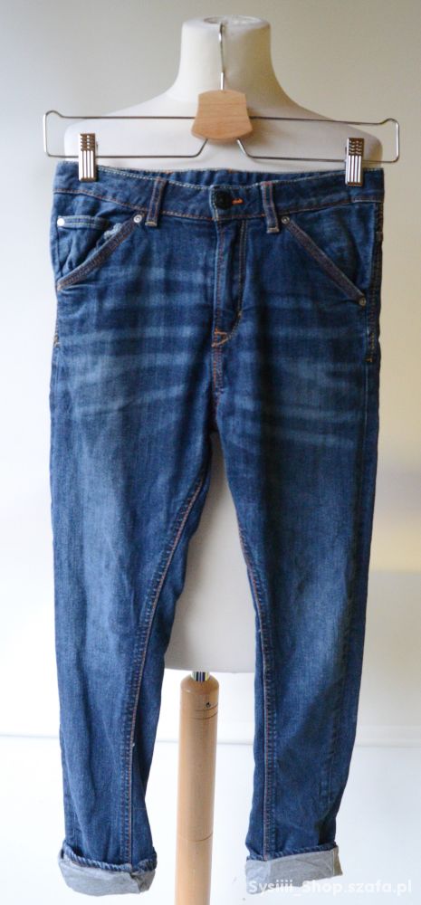 Spodnie H&M 140 cm 9 10 lat Tapered Jeans