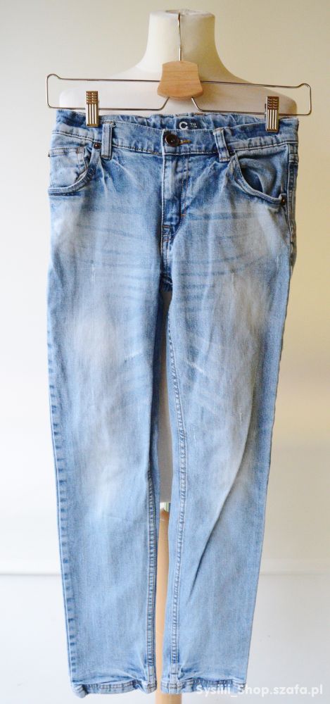 Spodnie Jeans Przetarcia 152 cm 11 lat Cubus Denim