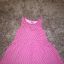 Sukienka dla dziewczynki dresowa fuksja f&f 116