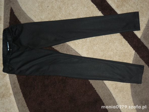 Czarne spodnie 152 158