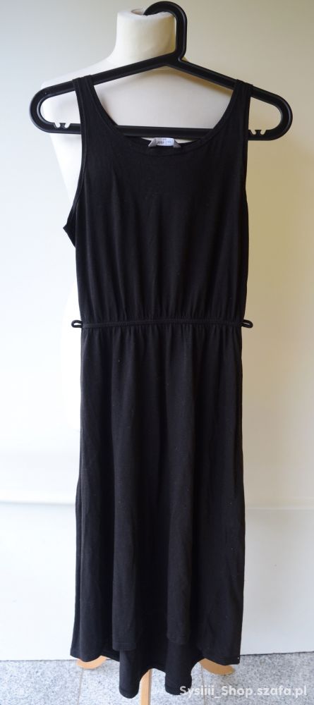 Sukienka Czarna Długa Long 170 cm Lindex 14 lat