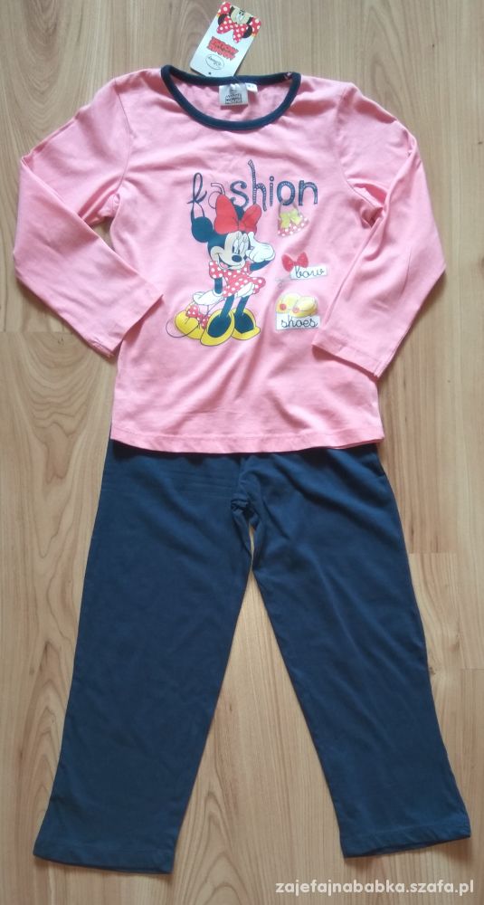 Nowa piżama dziewczęca Myszka Minni Disney 116