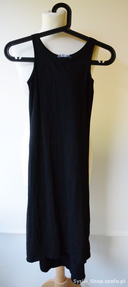 Sukienka Czarna Lindex Maxi 134 140 cm 8 10 lat Dł