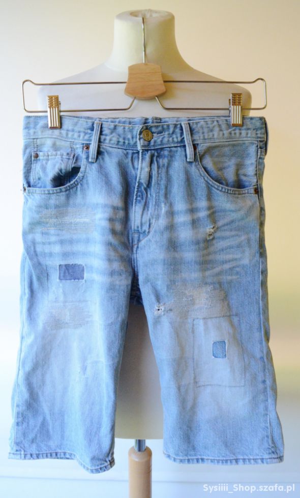 Spodenki Krótkie Łaty Jeans H&M Shorts 152 cm 11 1