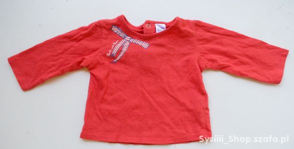 Bluzka Czerwona Kokarda Zara Baby 68 cm 3 6 m