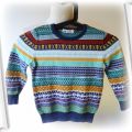 Sweter Wzory Aztec 98 104 cm H&M 2 4 lata Azteckie
