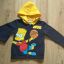 Granatowa chłopięca nowa bluza rozpinana Simpson 1