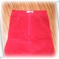 czerwona spodnica sztruksowa DROP rozmiar 152