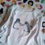 YD bluzka zimowa z pingwinami 98