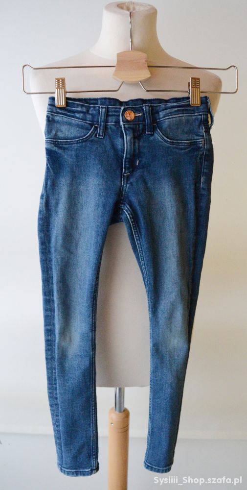 Spodnie Jeans Rurki 122 cm 6 7 lat H&M Super Skinn
