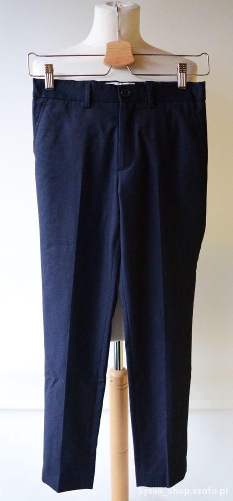 Spodnie Garnitur Granatowe 152 cm 12 lat Hampton R