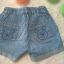 r 92 Kubus Puchatek cienki jeans krotkie spodenki