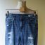Spodnie Jeans 157 Dzinsowe Dziury 160 cm 13 14 lat