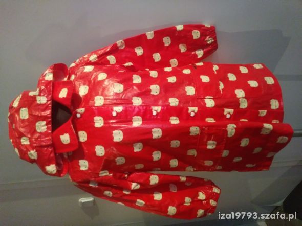 deszczak H&M Hello Kitty 122 kurtka przeciwdeszczo