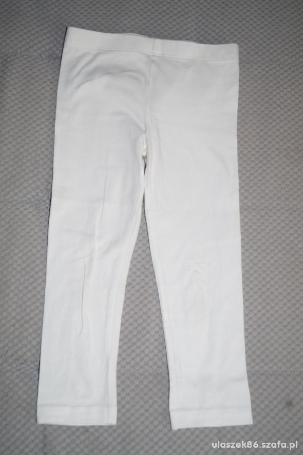 białe legginsy 116