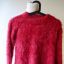 Sweter H&M Czerwony Włochaty 146 152 cm 10 12 lat