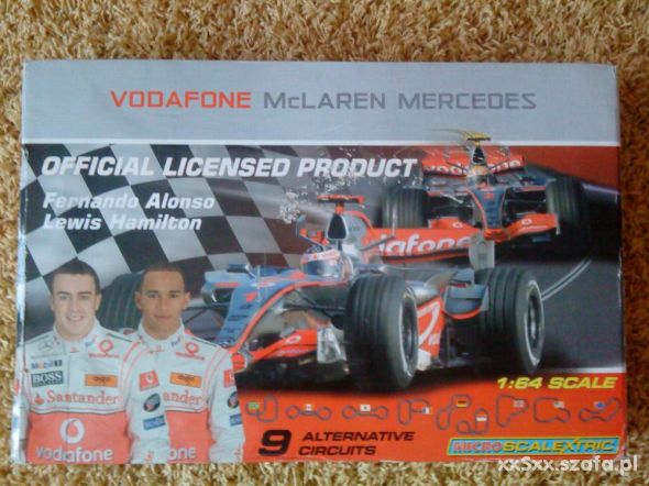 tor wyścigowy Scalextric Vodafone McLaren Mercedes
