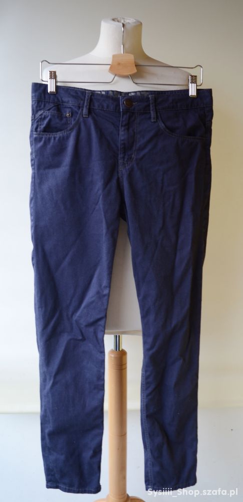Spodnie Granatowe H&M Slim Fit 164 cm 13 14 lat Je