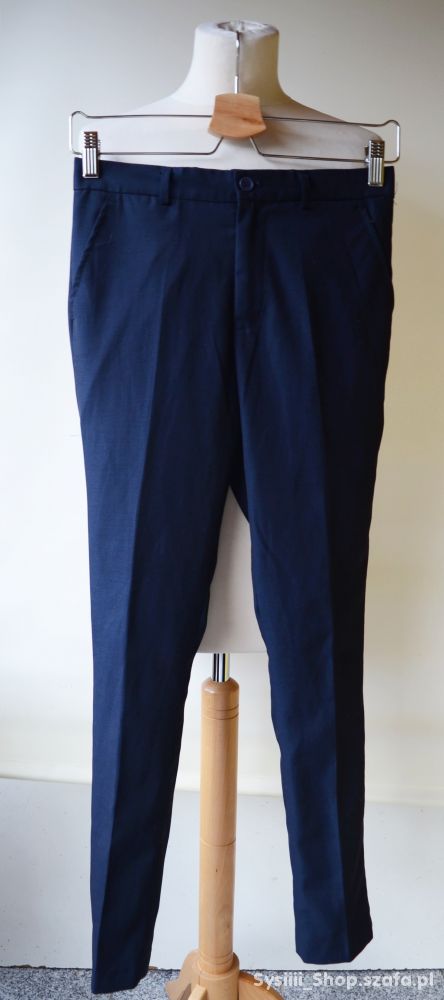 Spodnie Eleganckie Granatowe 12 lat 152 cm Hudson