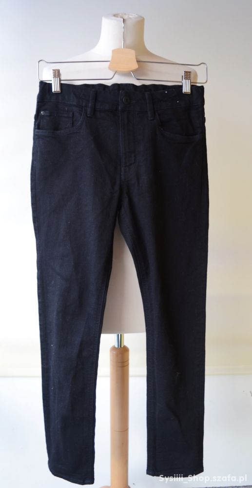 Spodnie Czarne Skinny Fit H&M 152 cm 11 12 lat Cze