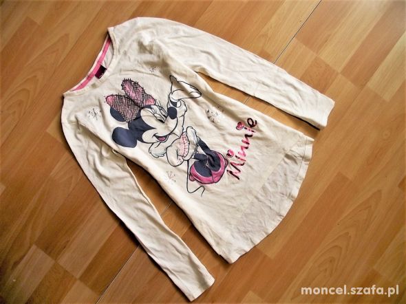 Disney Minnie bluzka tunika 134 lat 8 do 9