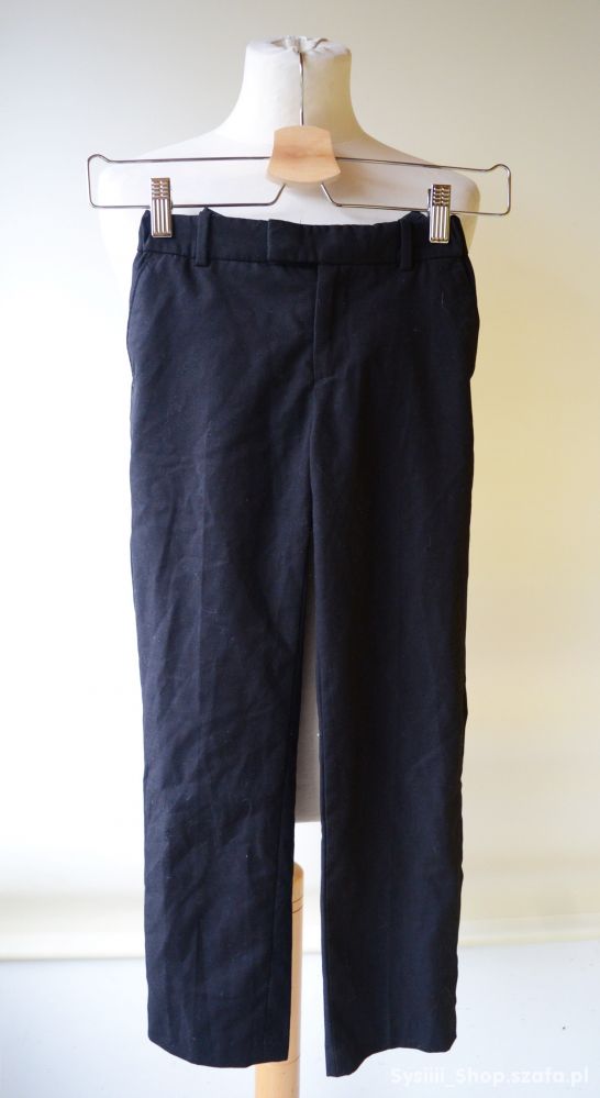 Spodnie Garnitur Czarne H&M 140 cm 9 10 lat Wizyto