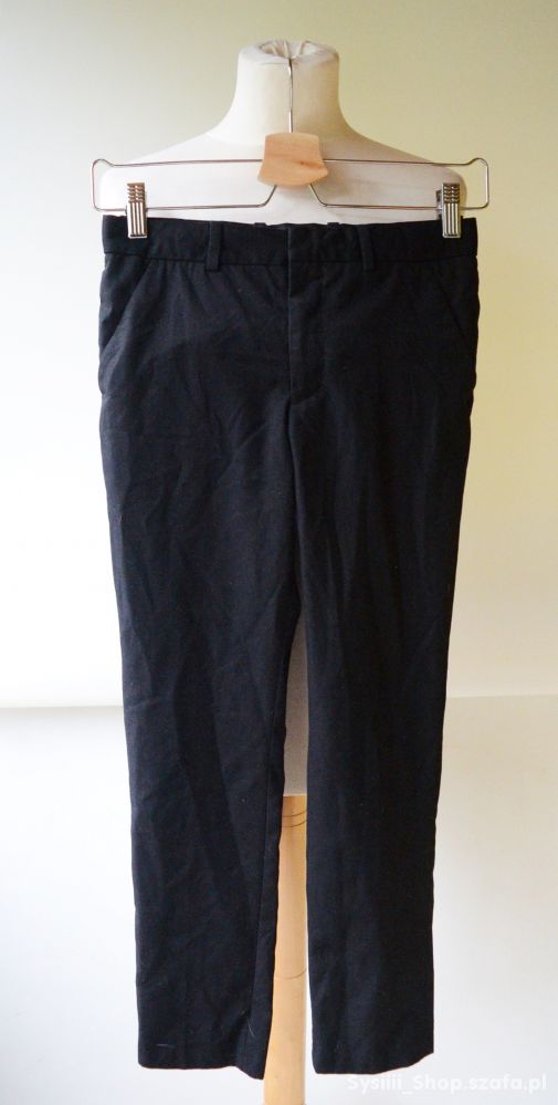 Spodnie Garnitur 146 cm 10 11 lat Wizytowe Czarne