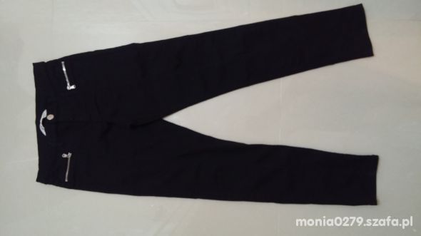 Czarne jeansy HM 140 146